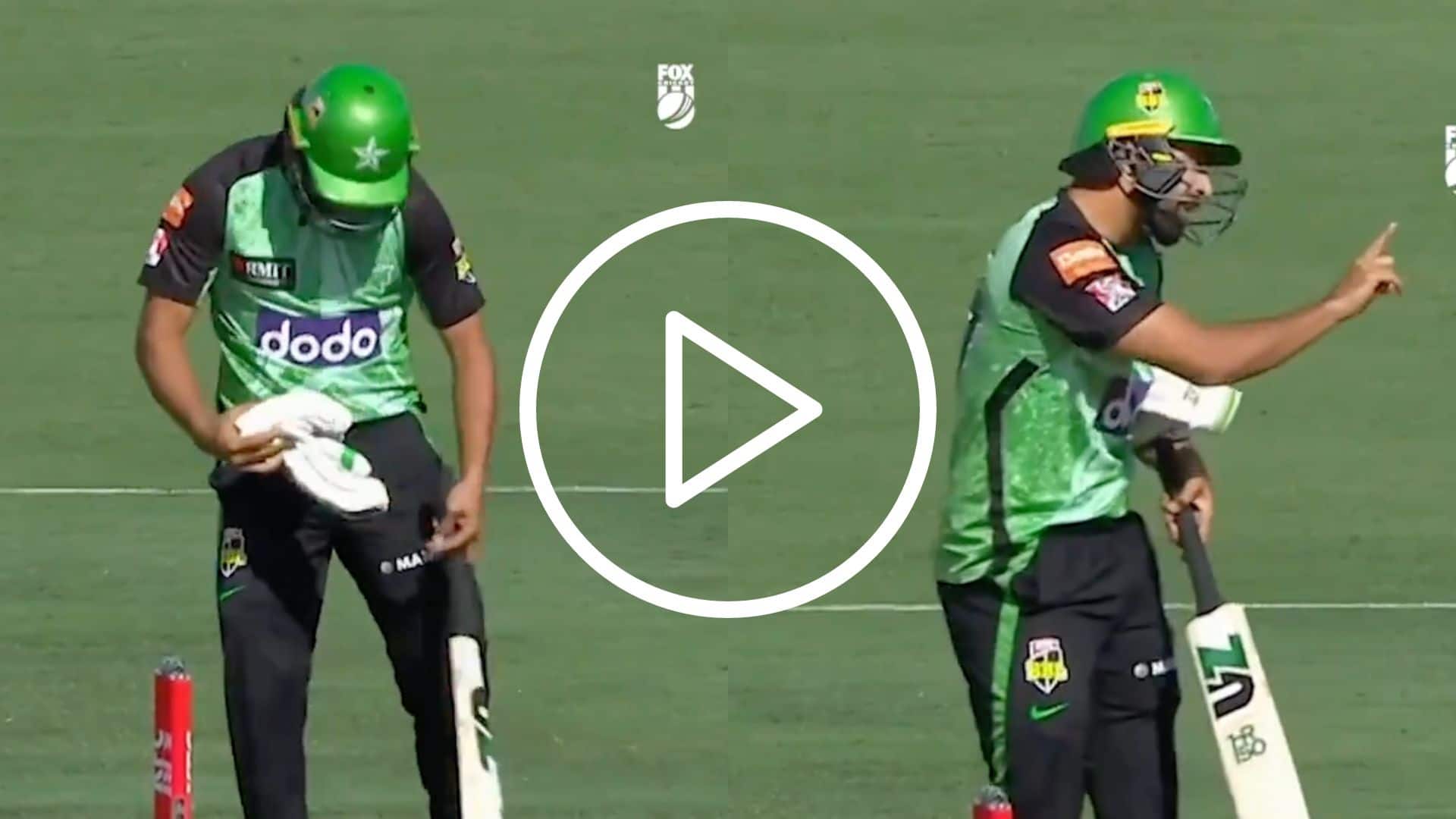 [Watch] Haris Rauf Walks Out Without Pads; Umpires Ask To Take Helmet, Gloves Later
